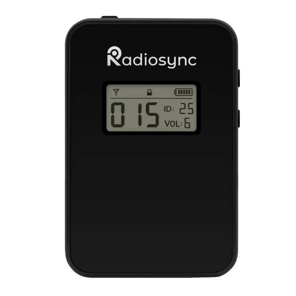 Приёмник для радиогид систем Radiosync SGTR13, черный Приёмник для радиогид систем Radiosync SGTR13, черный